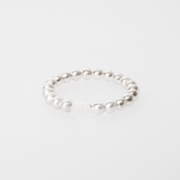 Ring parelband met blokje