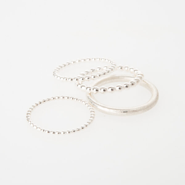 Ring plat met robijn - Afbeelding 2