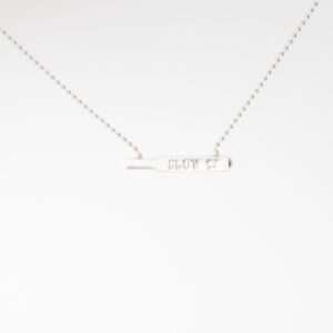 Ketting zilver glow