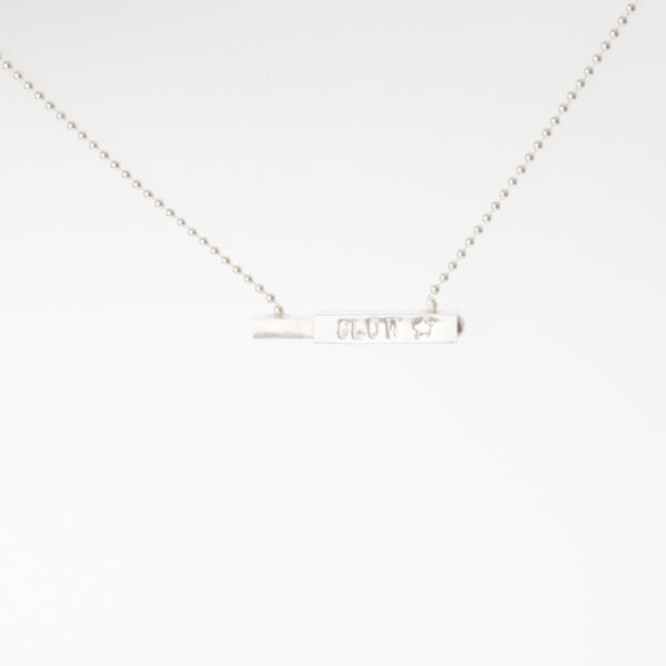 Ketting zilver glow
