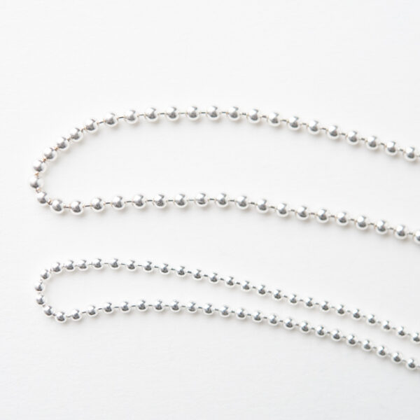 Losse balletjesketting zilver - Afbeelding 5