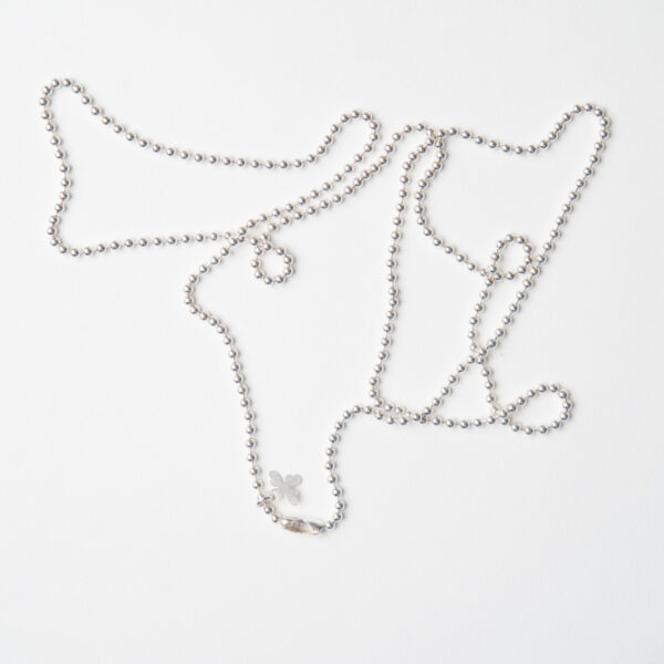 Losse balletjesketting zilver - Afbeelding 4