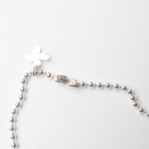 Losse balletjesketting zilver