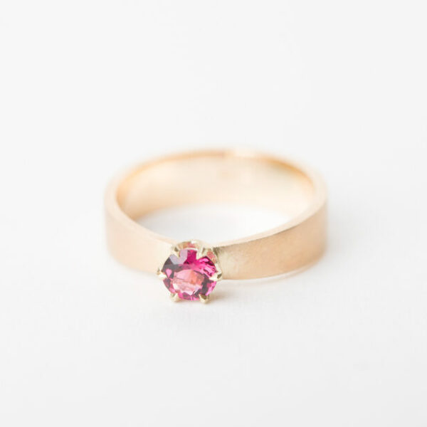 Ring goud met toermalijn