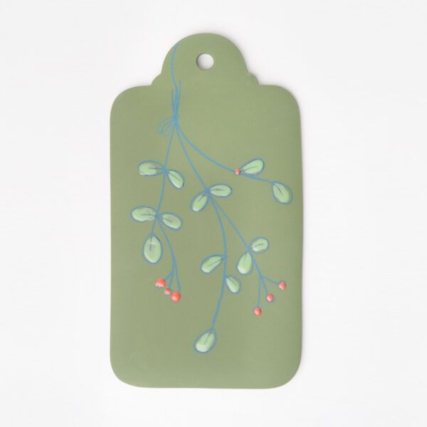 Wandhanger etiket groot mistletoe
