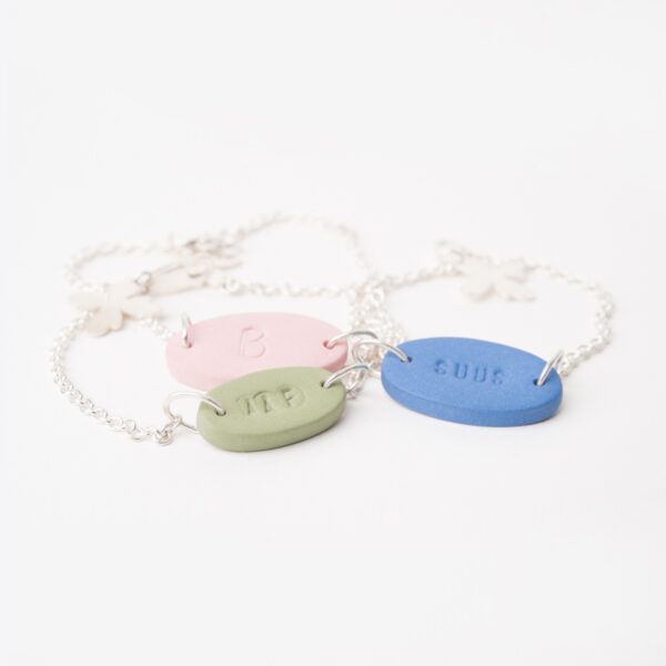 Schakelarmband met initiaal - kind - Afbeelding 3