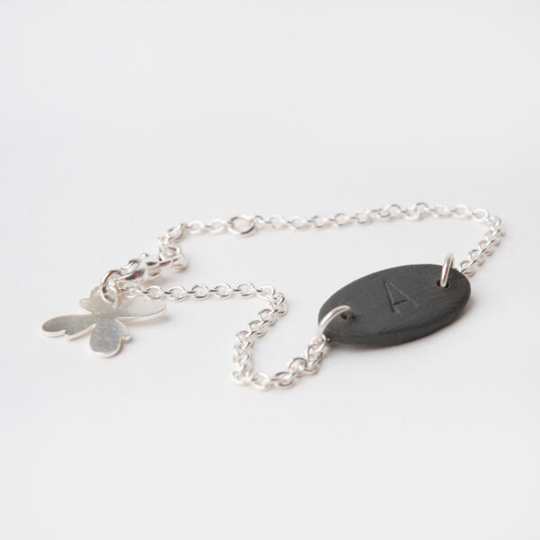 Schakelarmband met initiaal - kind - Afbeelding 2