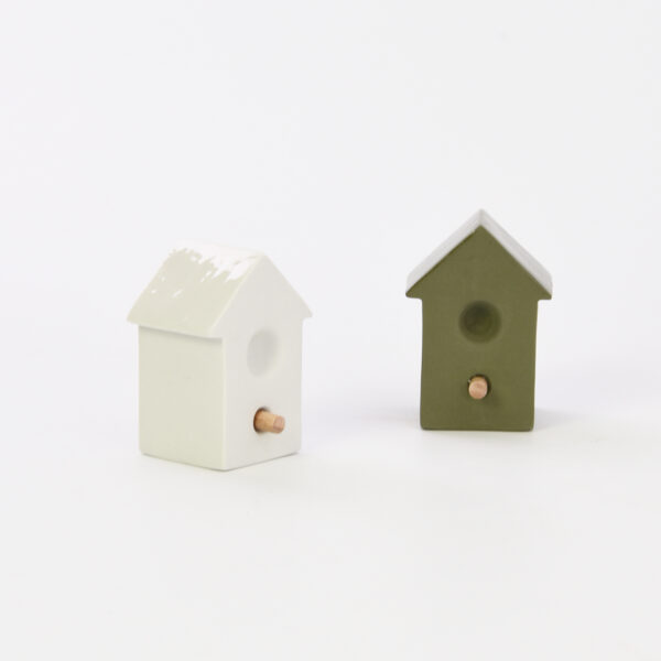 Vogelhuis van porselein - Afbeelding 8