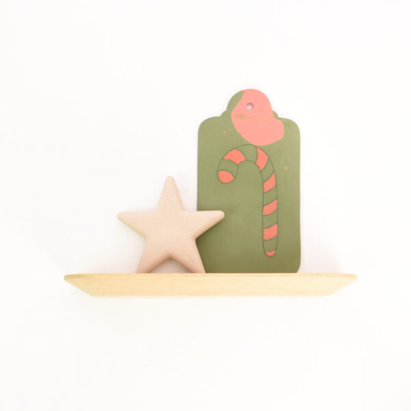 Wandhanger etiket groot mistletoe - Afbeelding 2